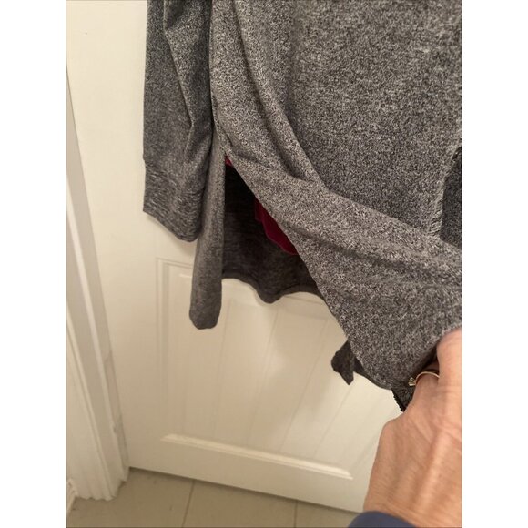 Cuddl Duds Cardigan Sweater Women’s Size M Gray Black PepperComfy Casual Leisure - Picture 5 of 16